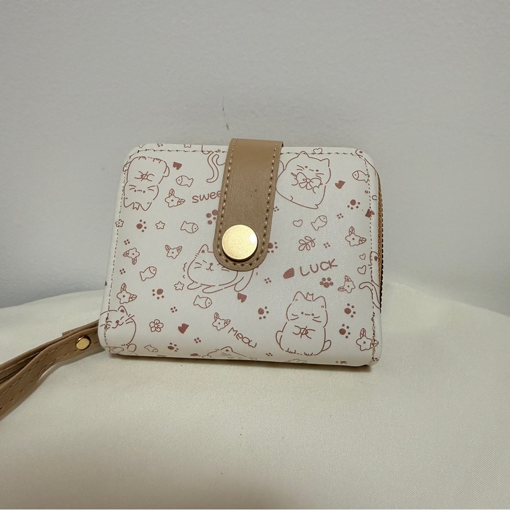 Cute Cat Print Wallet